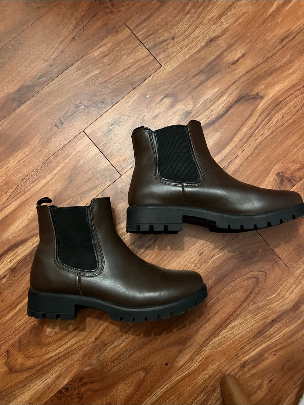 Lands End Women's Chelsea Ankle Boots - Dark Brown